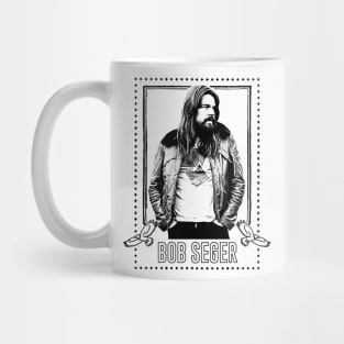 Bob Seger  // Vintage Style Fan Art Design Mug